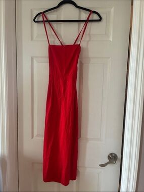 NWT Red Spaghetti Strap Maxi Dress - Classic Women's Dress